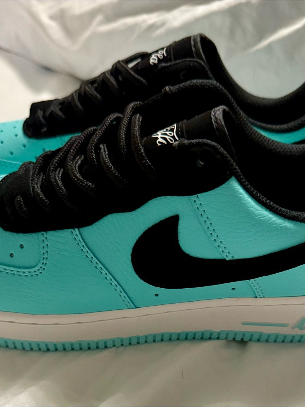 Nike Dunks in Tiffany Blue and Black